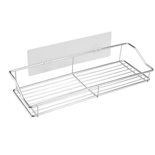Stainless Steel Bathroom Storage Shelf Punch-Free
