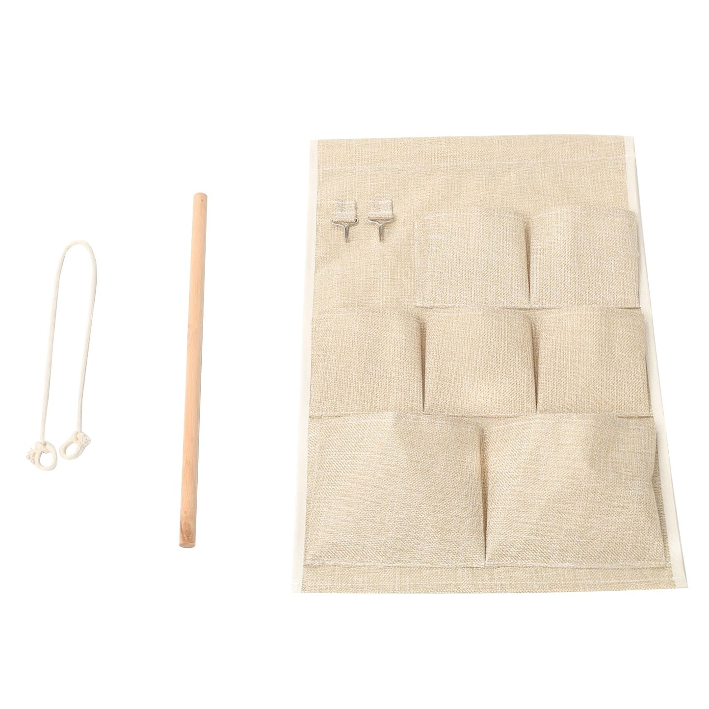 Door Wall Bedside Organizer Bag With 7 Pockets For Toys