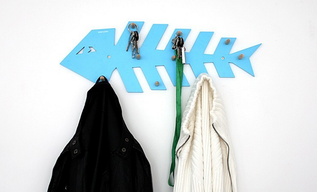 Fishbone Style Hanger Wall Hook