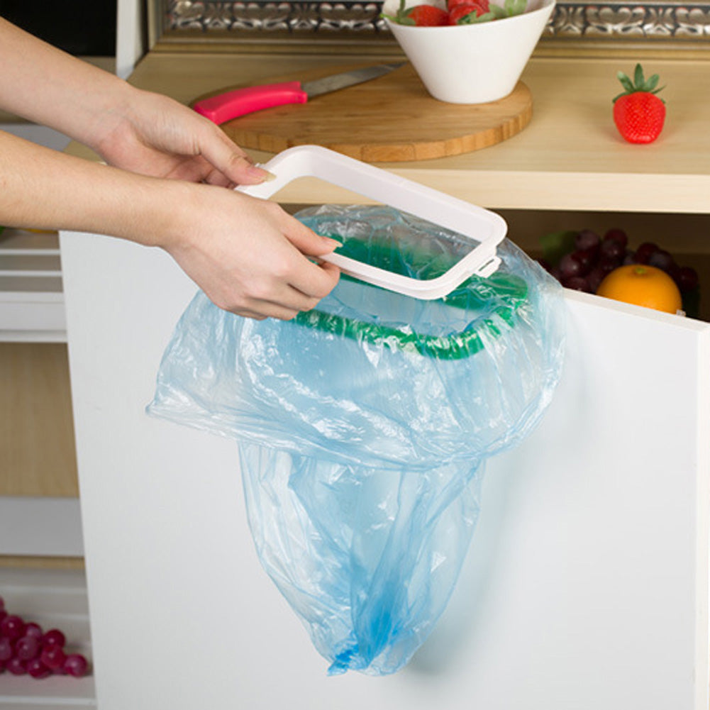 Garbage Bag Holder Cupboard Trash Rack Storage