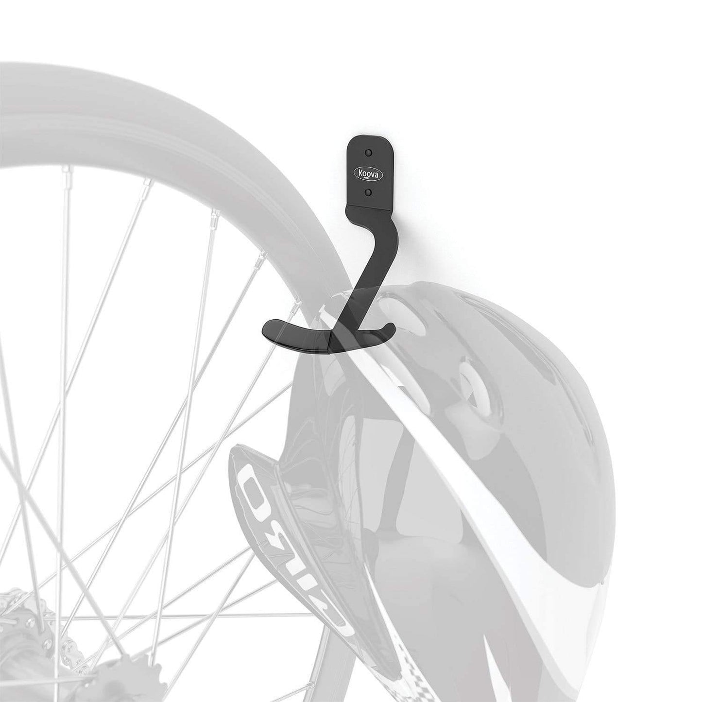 Single Bike Hanger - Wall Mounted Vertical Hook