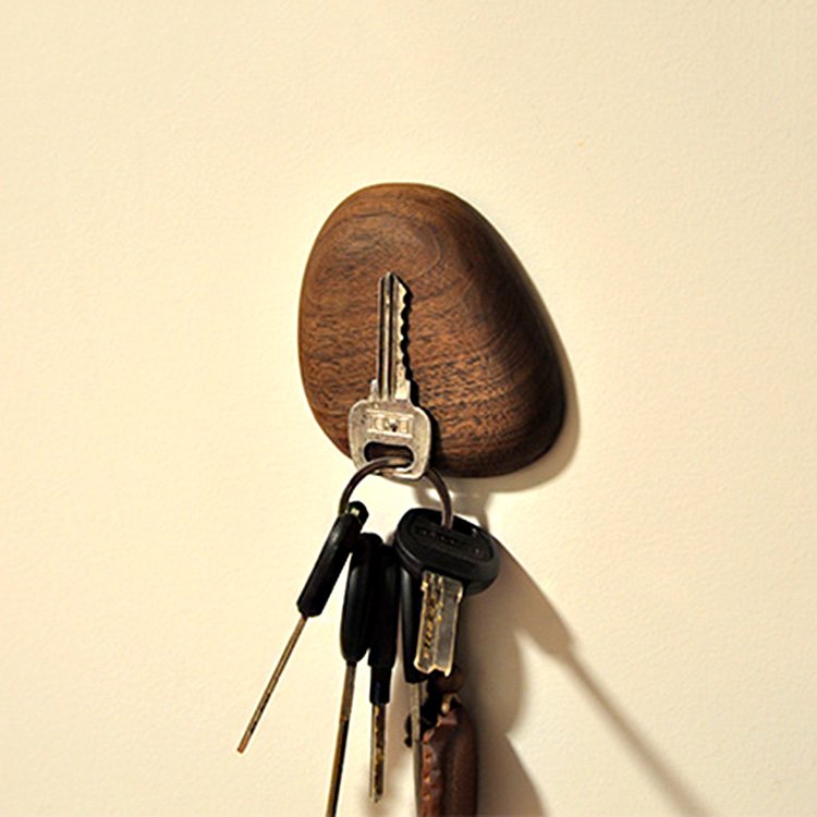 Walnut Magnet Key Holder