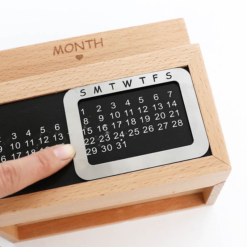 Desktop Calendar Storage Box
