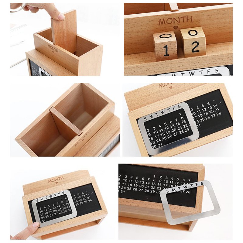 Desktop Calendar Storage Box