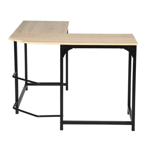 4ft - L-Shaped Computer Desk PC Laptop Table Wood Workstation Furniture Sturdy
